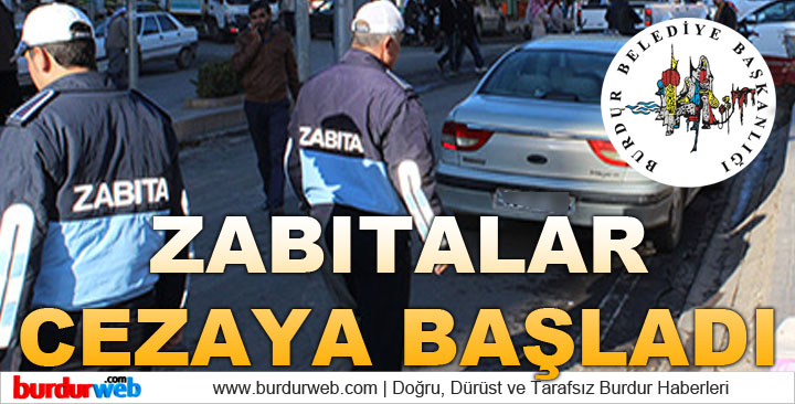 Zabıtalar Trafik Cezasına Başladı