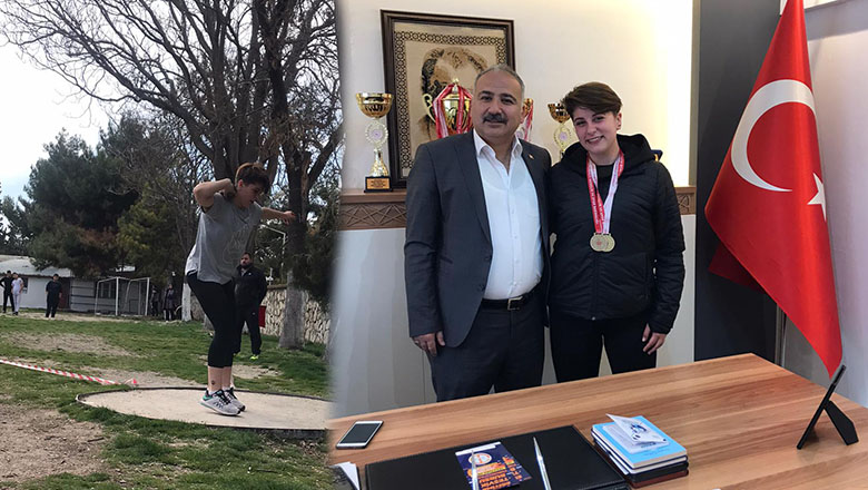 Genç sporcudan çifte başarı