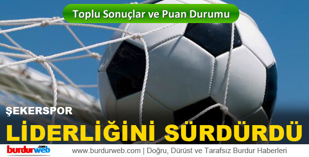 Şekerspor Liderliğini Sürdürdü